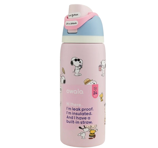 Owala Peanuts FreeSip Insulated Water Bottle - 24 oz
