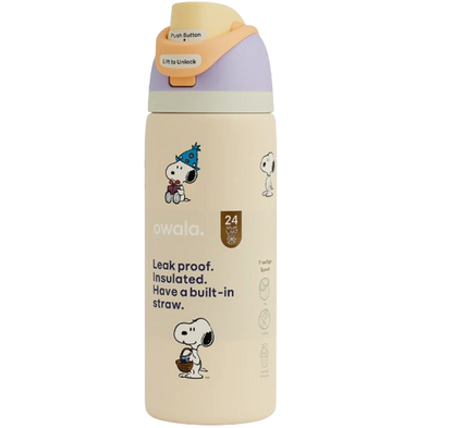 Owala Peanuts FreeSip Insulated Water Bottle - 24 oz